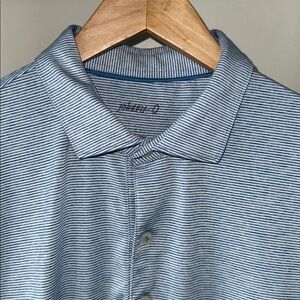Johnnie-O Men’s Striped Golf Performance Polo